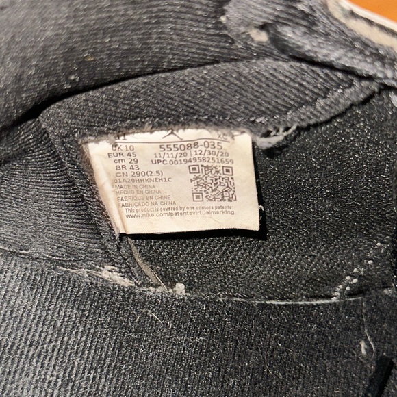 Jordan Retro 1 High Shadow 2.0 Grey/Black USED - Picture 8 of 8